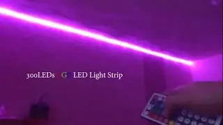5M RGB 300LEDs Color Changing LED Light Strip Kit from GearBest.com