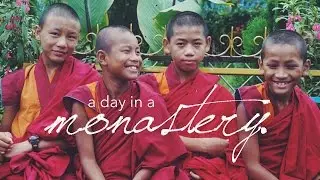 A day in my life in a buddhist monastery! | Nepal vlog 2016