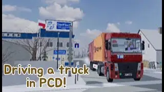 Driving a truck in Polish Car Driving!
