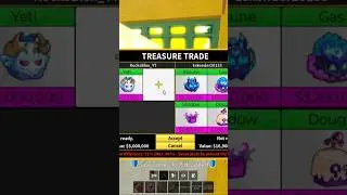 Blox fruits trade yeti for kitsune #bloxfruits #viral #shorts