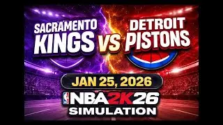 PISTONS at KINGS NBA 2K26 SIMULATION Full Game Highlights