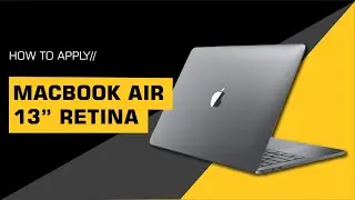 MacBook Air 13-inch Retina  Skin Application Tutorial //SKINIT//