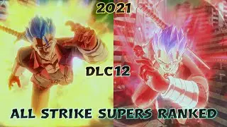 Dragon Ball Xenoverse 2 All Strike Supers Ranked By Damage 2021 (DLC 12)