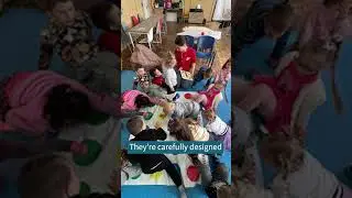 Four new Child-Friendly Spaces were created in Ukraine this year!