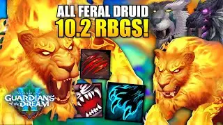 RBGs With ALL Feral Druids As DPS! | Dragonflight PvP