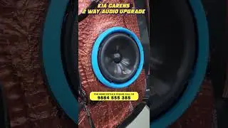 Kia Carens 2 Way Audio Upgrade | Basic Car Audio Upgrade | Car Sense Chennai | Damping Solutions