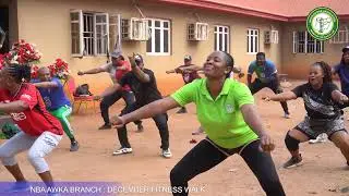 NBA AWKA BRANCH DECEMBER FITNESS EXERCISE