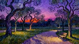 Learn English with Nighttime Stories: The Empty Park at Twilight 🌙