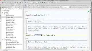 CodeIgniter Config Class