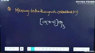 L-3 Coordination Compound Class-12 by Shahzeb Sir | Physix Fever