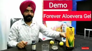 Forever Aloevera Gel Demo | FLP | Forever | Harmandeep Singh |