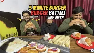 Fast food 🍔 burgers challenge😳 #food #change 