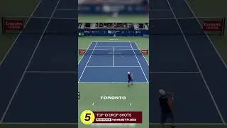 Top 5 Drop Shots: National Bank Open 2023 Mastery!💥Experience the brilliance! #Top5Tennis #sports