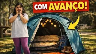 BARRACA Fresh & Black FUNCIONA mesmo no CALOR? Teste real Quechua MH100 3 pessoas.