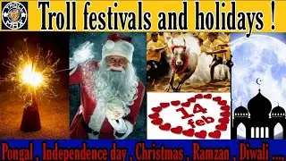 Troll festivals and holidays | trollmax | diwali | ponagal | New year | Dasara......