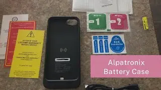 Alpatronix Battery Case for Apple iPhone SE Review | Slim Protective Charging Case