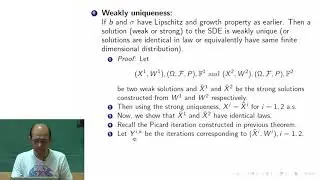 Stochastic differential equations: Weak solution