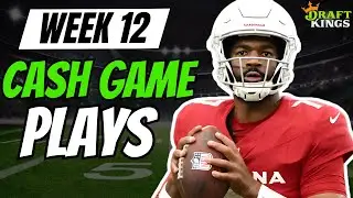 NFL Week 12 DraftKings Top Cash Game Plays | NFL DFS Picks