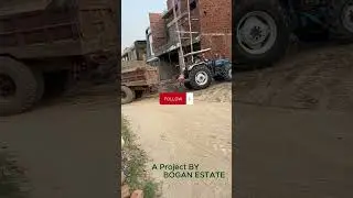 Team Work @pakistani Drivers Skillls Are matchless #faisalabad #construction #boganestate #realestat