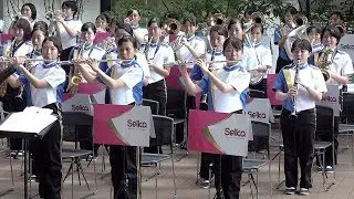 2019.07.24 精華女子高等学校吹奏楽部／第294回ふくぎん ビルの谷間のコンサート