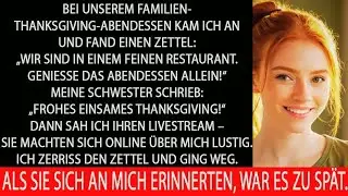 Sie ließen mich an Thanksgiving sitzen, dann verspotteten sie mich online, doch Karma schlug zur