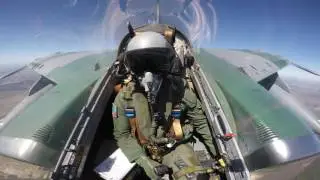 Ataque simulado! Ca&ccedil;a A-1M AMX. For&ccedil;a A&eacute;rea Brasileira.