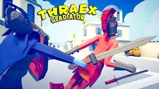 Thraex Gladiator 1v1 Medieval Units - TABS Modded Gameplay