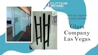 Frameless Heavy Glass Doors  for Office in Las Vegas #HeavyGlassDoors