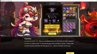 Maplestory 2 Enchanting with Ophelia 100% +15 (81 fail stacks and 17 duplicates) Don't trust RNG