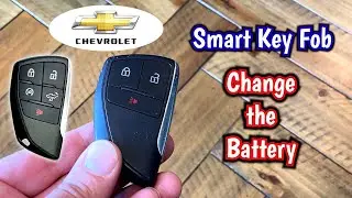 Chevy Silverado - Key Fob Battery Replacement - Smart Key - 2023 - 2024 - 2025 - 2026