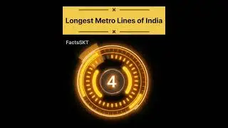 Longest Metro Lines of India #shorts