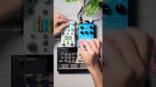 Volca Drum + Cloudburst + Clean = Ambient strings　#shorts