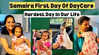 Samaira DayCare ki వెళ్తుందోచ్!!📚First Day Of Home Daycare vlog|USA Daycare!HardestdayTeluguVlogsUSA