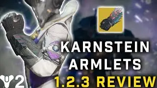 Destiny 2: Karnstein Armlets 1.2.3 Updated Review! | Best Warlock Exotic for PVP! (Warmind)