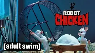 Robot Chicken | Lab Rat Drug Party | Adult Swim UK 🇬🇧