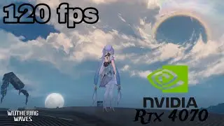 Skiing down the montain at 120 Fps ( with nvidia game filters ) ~ Wuthering waves