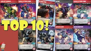 The Top 10 Transformers TCG Character Cards!