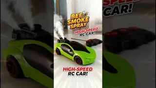 Bee Smoke RC Car 🚗💨 | High Speed Fun for Kids #BeeRCCar #SmokeRCCar #RemoteControlCar #KidsToy #shot