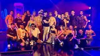 Santaella y el elenco de Alberto el musical recibe a los medios de comunicaci&oacute;n en los ensayos 
