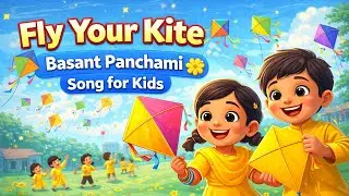Basant Panchami Kite Song for Kids 🪁 | Fly Your Kite Safely | Chulbul Masti 