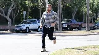 Ben Affleck Makes A Mad Dash While Running Late For School Pick Up
