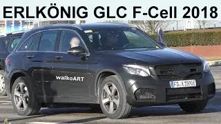 Mercedes Erlk&ouml;nig EQ POWER GLC F-Cell 2018 prototype on the road 4K SPY VIDEO