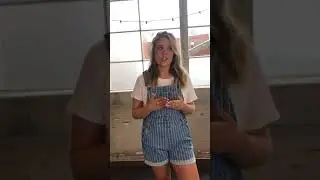 Pinstripe Overall Shorts