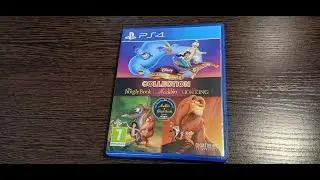 Disney Classic Games Collection: Aladdin, The Lion King, and The Jungle Book (PS4). Распаковка