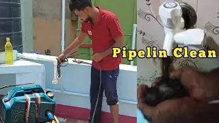 Water Pipeline Cleaning | How To Clean Pipe Easily | How To Clean Kitchen Pipe