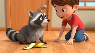 &iexcl;Ups! El Cachorrito de Mapache Derrib&oacute; La Cesta de Frutas | Rimas Infantiles y Canciones para Ni&ntilde;os