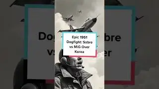 Epic 1951 Dogfight: Sabre vs MiG Over Korea #historicalmyths #facts #history