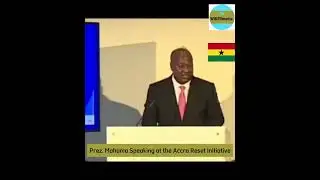 Prez. Mahama Speaks at the Davos Forum of Accra Reset Initiative (Worlds Economic Forum)