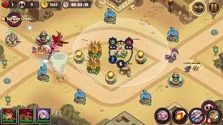Realm Defense | Shattered Realms | Level 32 | In A Land So Hot | 11 Minutes | Simmering Sands