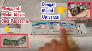 Cara pasang modul universal pada mesin cuci Panasonic